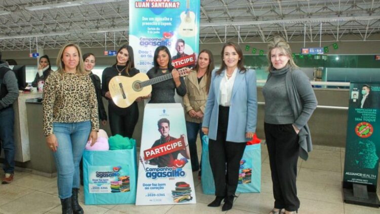 Para incentivar doação na Campanha do Agasalho, Prefeitura vai sortear violão do Luan Santana