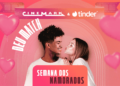 Cinemark ganha perfil no Tinder em ação para a Semana dos Namorados
