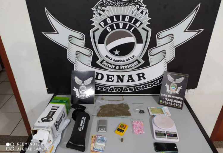 Jovem de 26 anos é preso por vender ecstasy e haxixe em baladas de Campo Grande