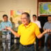Artista plástico guarda presente para senador Nelsinho Trad por 12 anos
