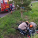 Motociclista é encontrado desmaiado e com suspeita de hipotermia às margens de rodovia