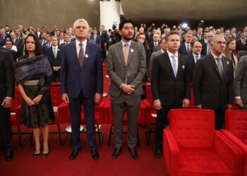 Governador participa da posse de Alexandre Moraes e reafirma importância do Estado Democrático de Direito no País