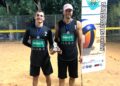 Dupla da Unimed Campo Grande conquista 2º lugar em torneio de vôlei de praia