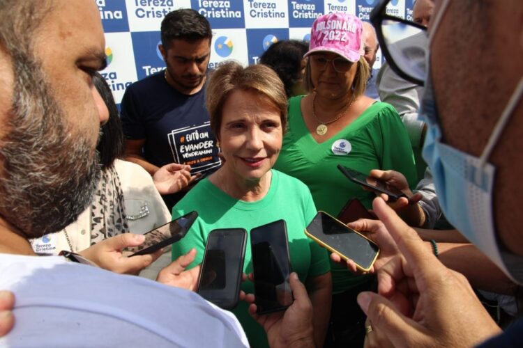 “Quero ser a senadora da saúde, da educação, do emprego e da liberdade”, diz Tereza Cristina ao lançar candidatura