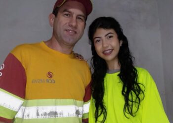 Pai e filha trilham um novo caminho trabalhando juntos na BR-163 em MS