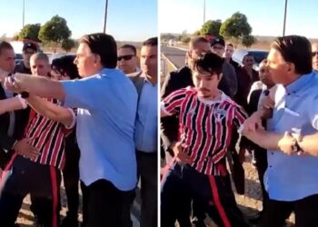 Vídeo: Bolsonaro parte pra cima de youtuber, após receber ataques negativos