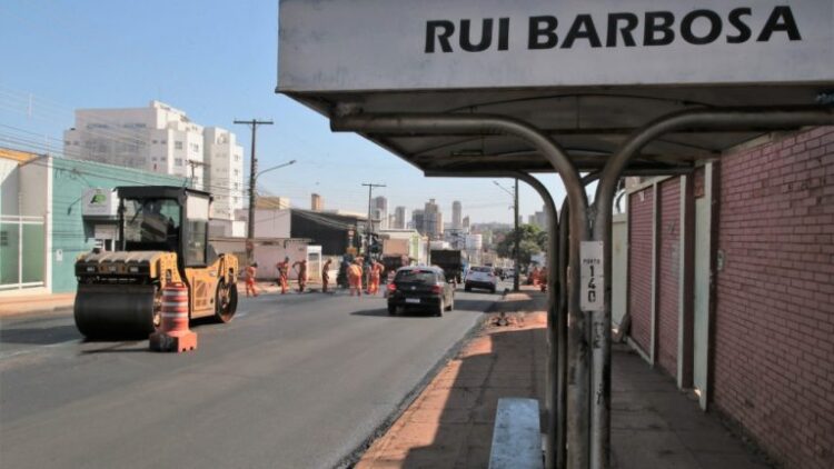 Trecho da Rui Barbosa recebe recapeamento nesta quinta-feira
