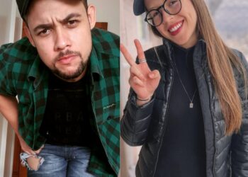 Cantor Gabriel Totti e Thayná Bitencourt confirmam parceria