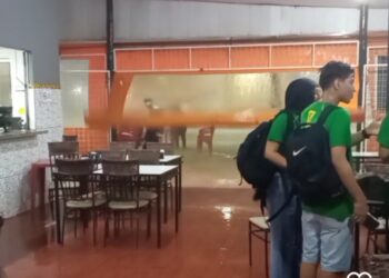 Temporal arrasta tudo na Região Lagoa e assusta população