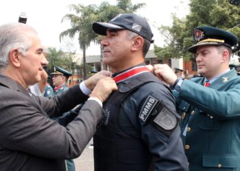 No aniversário de 187 anos da PM, governador exalta segurança de MS como a 3ª melhor do Brasil