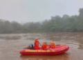 Bombeiros procuram por corpo visto sendo levado por correnteza em rio de Ribas