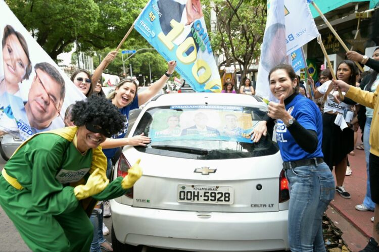 Liderada por Mônica Riedel, Onda 45 leva as propostas de Eduardo Riedel para as sete regiões da Capital e conquista o apoio dos campo-grandenses