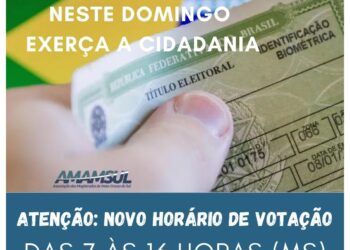 Magistrados de MS fazem campanha sobre o horário de votação nas Eleições 2022