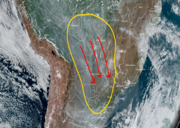 Fumaça de queimadas da Amazônia deixa dia cinza em Mato Grosso do Sul