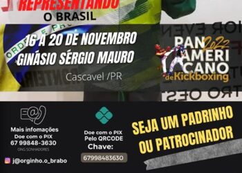 Atleta de Kickboxing de MS faz apelo para custear evento onde representará o Brasil