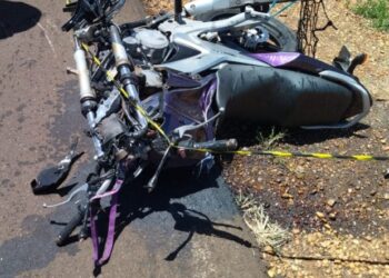 Motociclista bate de frente com Jeep na MS-147 e acaba morrendo
