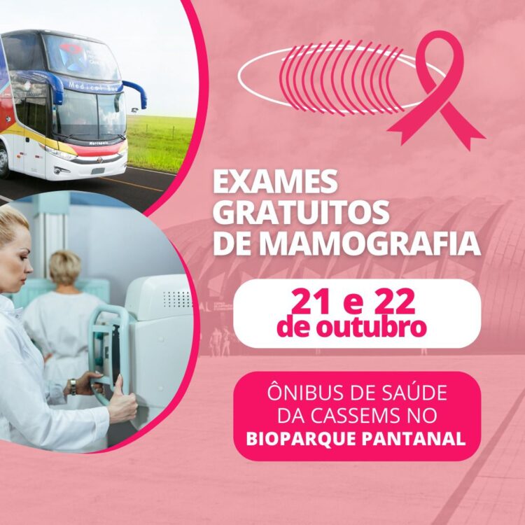 Parceria entre Bioparque Pantanal e Cassems oferece exame de mamografia gratuito nesta sexta e sábado