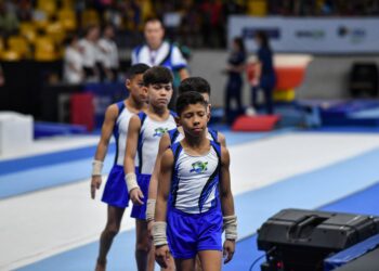 Na Capital, atletas de MS garantem o segundo lugar por equipes no Brasileiro de Ginástica Artística