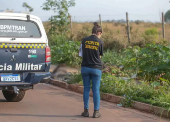 Corpo é encontrado com mãos algemadas e queimado no Bairro Nova Lima na Capital