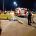 Bêbado, jovem passa direto em rotatória com motocicleta e acaba morrendo