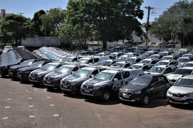 Governo entrega 325 novas viaturas para as polícias de MS