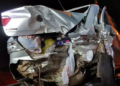 Casal fica ferido, após condutor de Gol colidir atrás de Voyage na MS-395