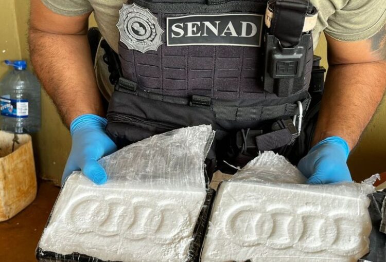 Dupla é interceptada na fronteira em Van com vários pacotes de cocaína da marca Audi