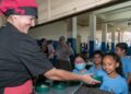 Alunos da Reme participam de teste para a merenda do próximo ano na Capital