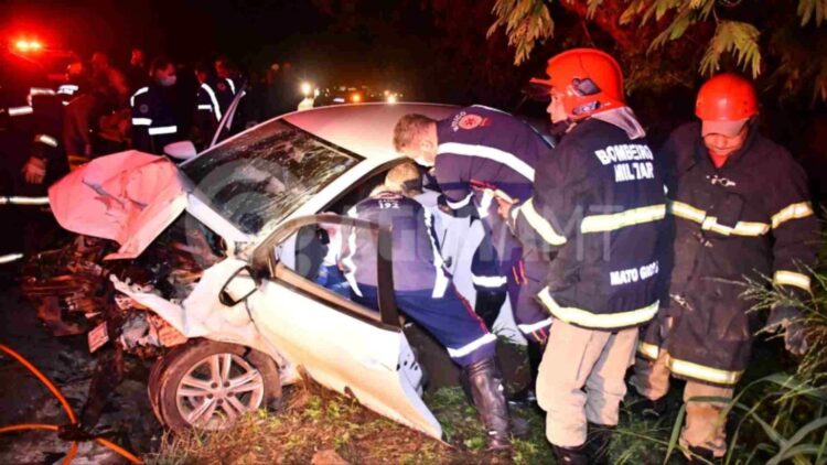 Motorista de MS morre em colisão frontal na BR-264 no MT, após ultrapassagem