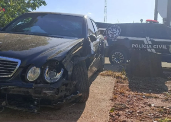 Motorista de Mercedes Benz que atropelou e decepou perna de motociclista é identificado