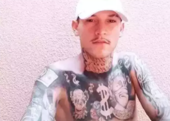 Lyncon foi morto no São Conrado por homem que tem tatuagens de flor de espinhos no pescoço e perna