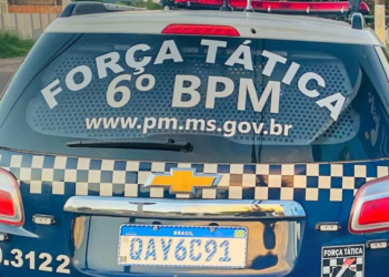 Após bebedeira, por ciúmes homem dá dois socos em mulher e é preso pela Força Tática