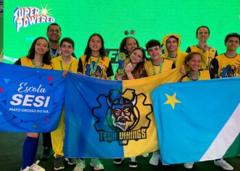 Equipe TechVikings conquista vaga na fase nacional do Torneio de Robótica do Sesi