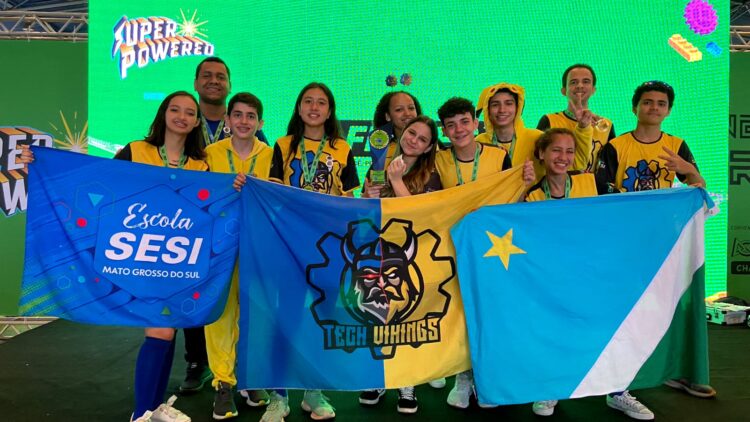 Equipe TechVikings conquista vaga na fase nacional do Torneio de Robótica do Sesi