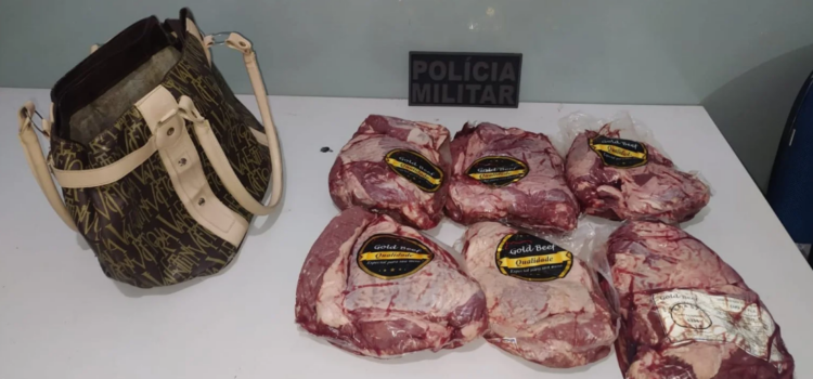 Mulher é presa por furtar seis peças de carne em atacado de Corumbá