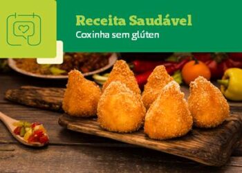 Aprenda uma receita saudável de “Coxinha sem Glúten”