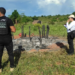 Jovem é preso por tentar matar idosa a golpes de facão e ainda botar fogo no neto dela