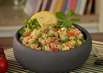 Receita Saudável: tabule de quinoa