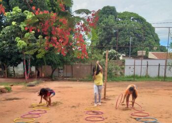 Crianças e adolescentes têm promoção de alegria e união em Colônia de Férias