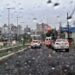 Quinta-feira será de tempo nublado com pancadas de chuva e trovoadas