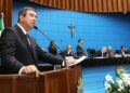 Na Assembleia Legislativa, Eduardo Riedel fala em pacificação e assume compromisso de estar aberto ao diálogo