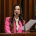 Em discurso, Mara Caseiro defende a independência entre os poderes e união contra a violência