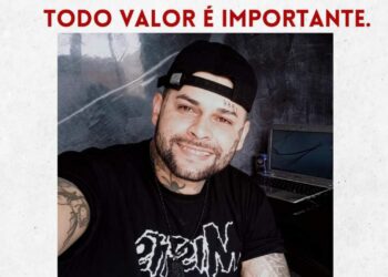 Família e amigos de tatuador que perdeu a visão fazem “PIX Solidário” para custear tratamento