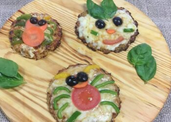 Receita Saudável: pizza de couve-flor divertida