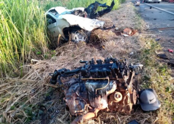 Agrônomo morre, após invadir pista contrária e bater de frente com carreta na BR-158
