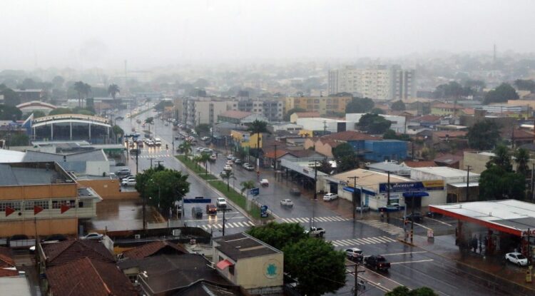 Quarta-feira tem previsão de chuva forte em diversas regiões de Mato Grosso do Sul