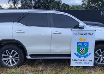 SW4 furtada no RS é encontrada pela Polícia Militar em cidade do MS