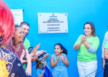 Prefeita entrega a 5ª reforma de escola municipal neste ano em Campo Grande