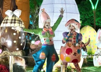 Cidade da Páscoa tem teatro e animação dos Dynamos do Pantanal e Control A hoje