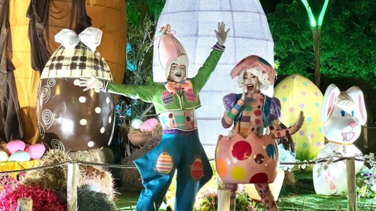 Cidade da Páscoa tem teatro e animação dos Dynamos do Pantanal e Control A hoje